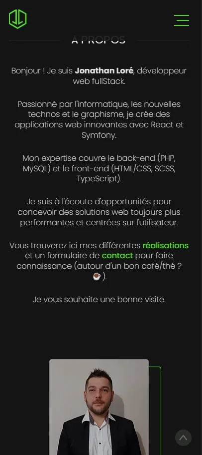 A propos mobile