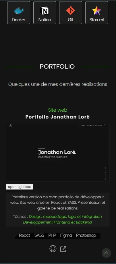 Projets mobile